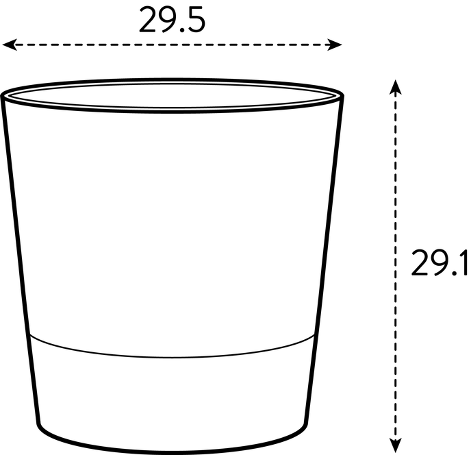 foss round 30cm beige seta